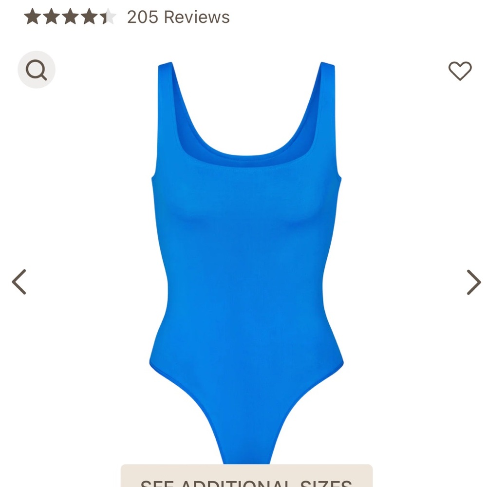 Skims Soft Smoothing Seamless Thong Bodysuit